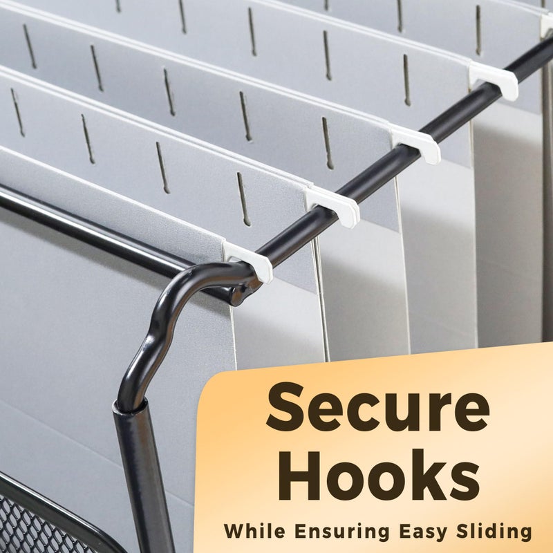 ساني مجلدات ملفات معلقة من SUNEE، رمادية اللون، عبوة من 25 مجلدًا بحجم الرسائل مع علامات تبويب مقطوعة بمقدار 1/5، حافظ على تنظيم ملفاتك ومستنداتك الكبيرة في المنزل والمكتب. - Image 5